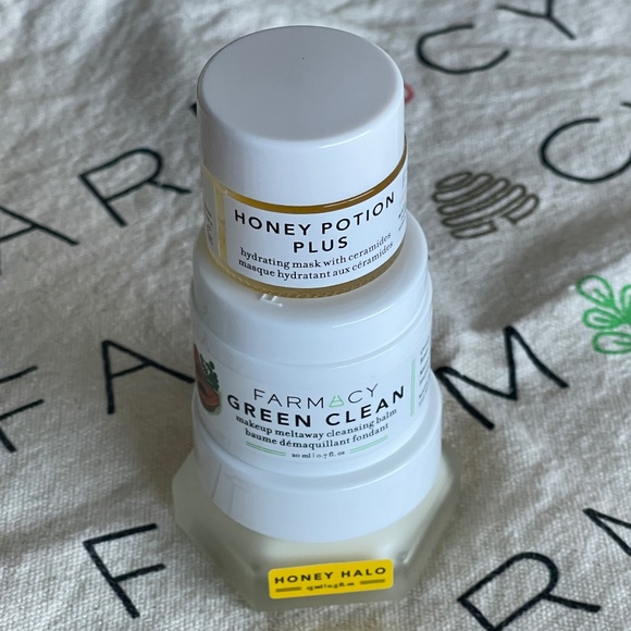 NWT Farmacy Skincare Minis + Canvas Tote Bag, Cruelty-free, Clean Beauty - Picture 3 of 11